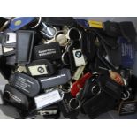A collection of keyrings motor car manufacturers and dealers, including BMW, Mercedes Benz, Land