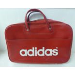 A vintage red Adidas bag