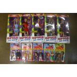 Five Spice Girls On Tour boxed figures and other Topps Unofficial figures, boxed