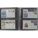 A collection of approximately 120 stamp First Day Covers in two albums