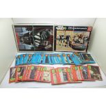 Two Star Wars themed jigsaw puzzles and various 1977 picture cards