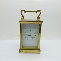 A carriage clock, Mappin & Webb Ltd.