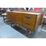 A teak sideboard