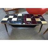 A Formica coffee table