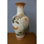 A Chinese famille verte porcelain vase