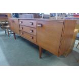 A teak sideboard