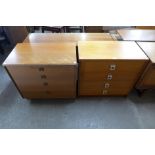 A G-Plan teak chest of drawers and another teak chest of drawers
