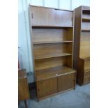 A teak room divider