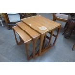 A G-Plan Quadrille teak nest of tables