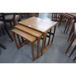 A G-Plan Quadrille teak nest of tables