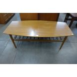 A teak coffee table