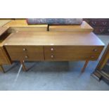 A teak sideboard