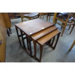 A G-Plan Quadrille teak nest of tables