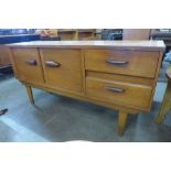 A teak sideboard