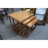 A G-Plan Astro teak nest of tables