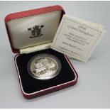 A Royal Mint 1996 UK Her Majesty Queen Elizabeth II 70th Birthday silver proof crown