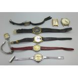 Lady's and gentleman's mechanical wristwatches, some a/f