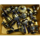 A collection of 24k gold decorated china, some a/f**PLEASE NOTE THIS LOT IS NOT ELIGIBLE FOR POSTING