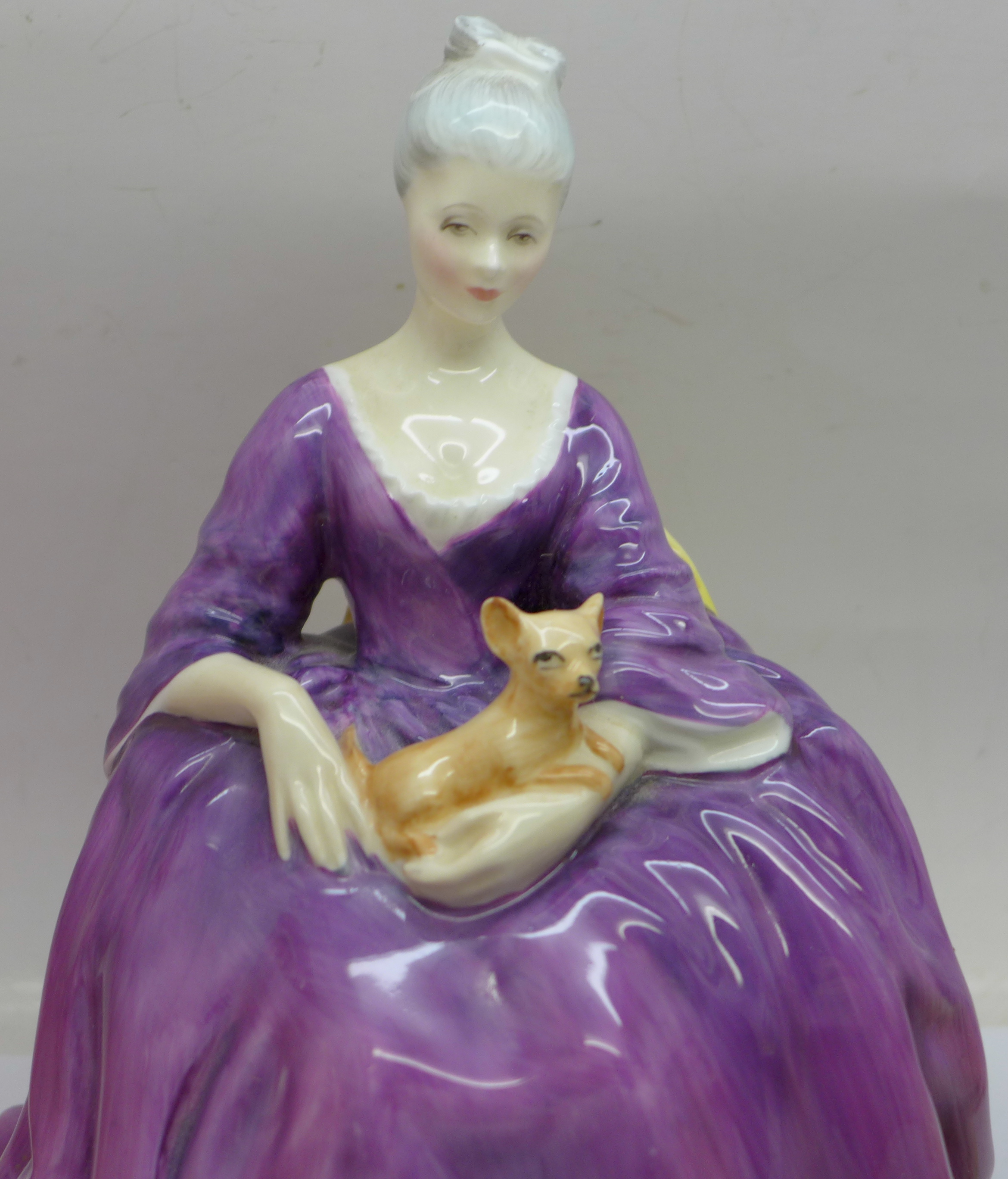 Two Royal Doulton figures, Fair Lady and Charlotte and two Coalport figures, Rosalinda and - Image 3 of 8