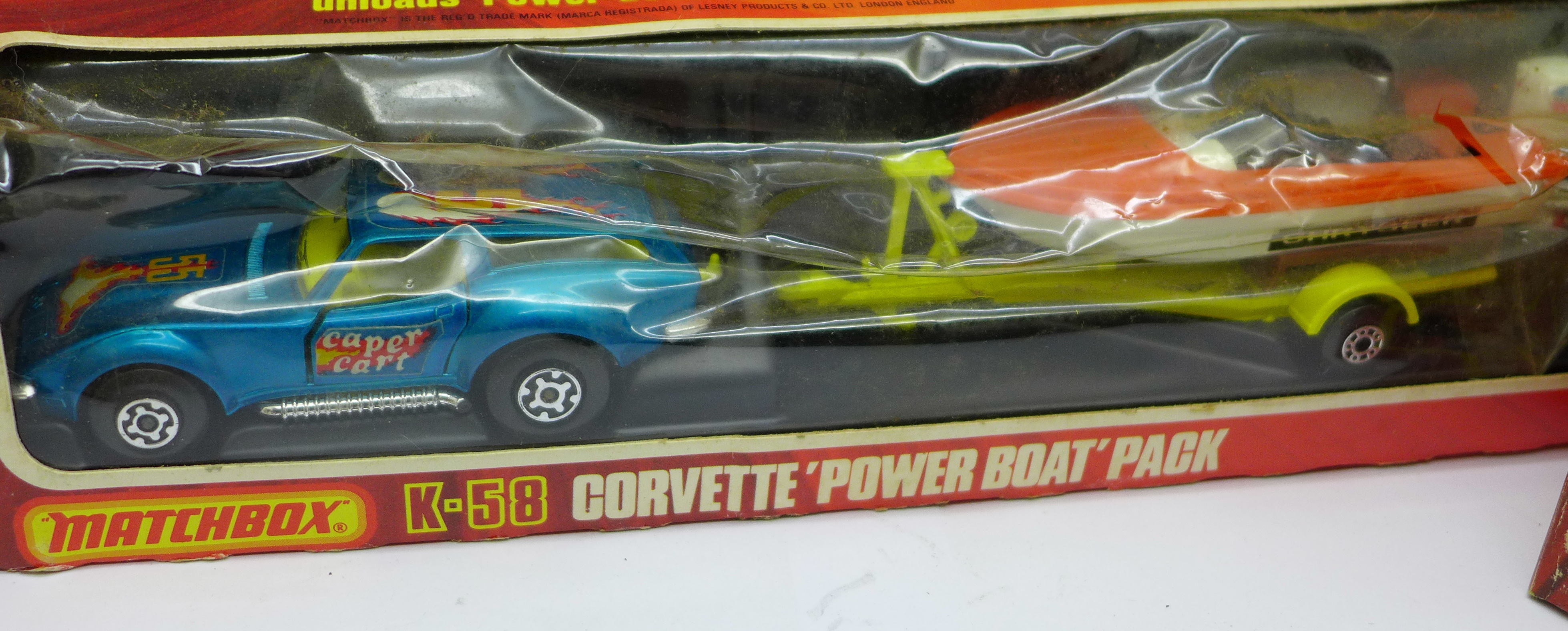 Two Matchbox Speedkings and one Superking die-cast model vehicles, including K-58 Corvette Power - Image 8 of 8