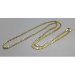 A 9ct gold necklace, 5.4g