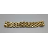 A 9ct gold bracelet, 11.7g