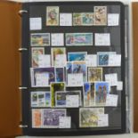 Stamps; album of world stamps on stockcards
