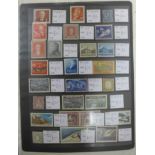 Stamps; World stamps, mint and used, on eight stock sheets, (all identified and catalogued at