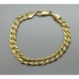 A 9ct gold bracelet, 12.1g
