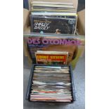 A collection of LP records and 7" 45rpm records**PLEASE NOTE THIS LOT IS NOT ELIGIBLE FOR POSTING