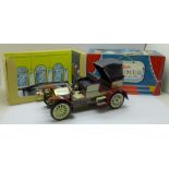 A Schuco Old Timer tin-plate car, boxed