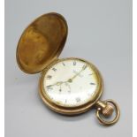 A 9ct gold cased pocket watch, the dial marked Kay & Co. Ltd., Worcester, hallmarked 9ct gold