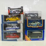 Die-cast vehicles including Saico Ford Escorts, Corgi and Matchbox