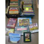 Two boxes of children's books, a collection of games and jigsaws, etc.**PLEASE NOTE THIS LOT IS