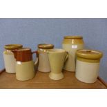 Assorted stoneware