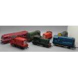 Seven OO gauge locomotives, Tri-ang, Hornby, Jonef