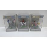 Three Britains Toys regiment band figure sets, boxed