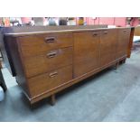 A teak sideboard