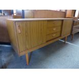 A teak sideboard