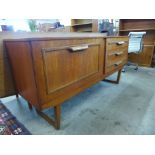 A teak sideboard