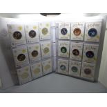 A Harry Potter album of 27 medals, depicting various characters from the famous books and films