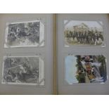 Two albums of early 20th Century postcards