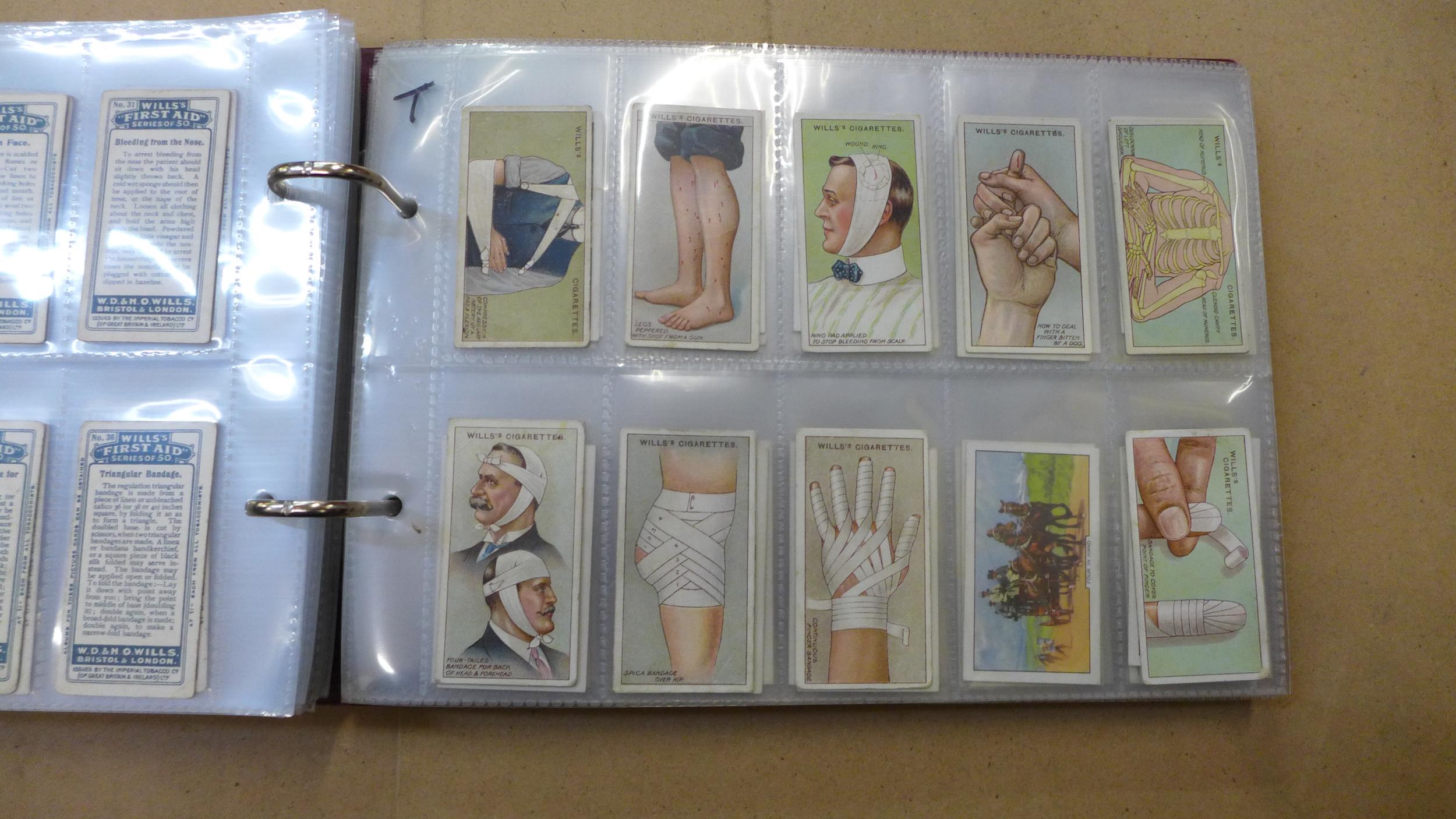 Cigarette cards; an album of eleven sets (missing just two cards), noted Players 'Derby and Grand - Bild 6 aus 12