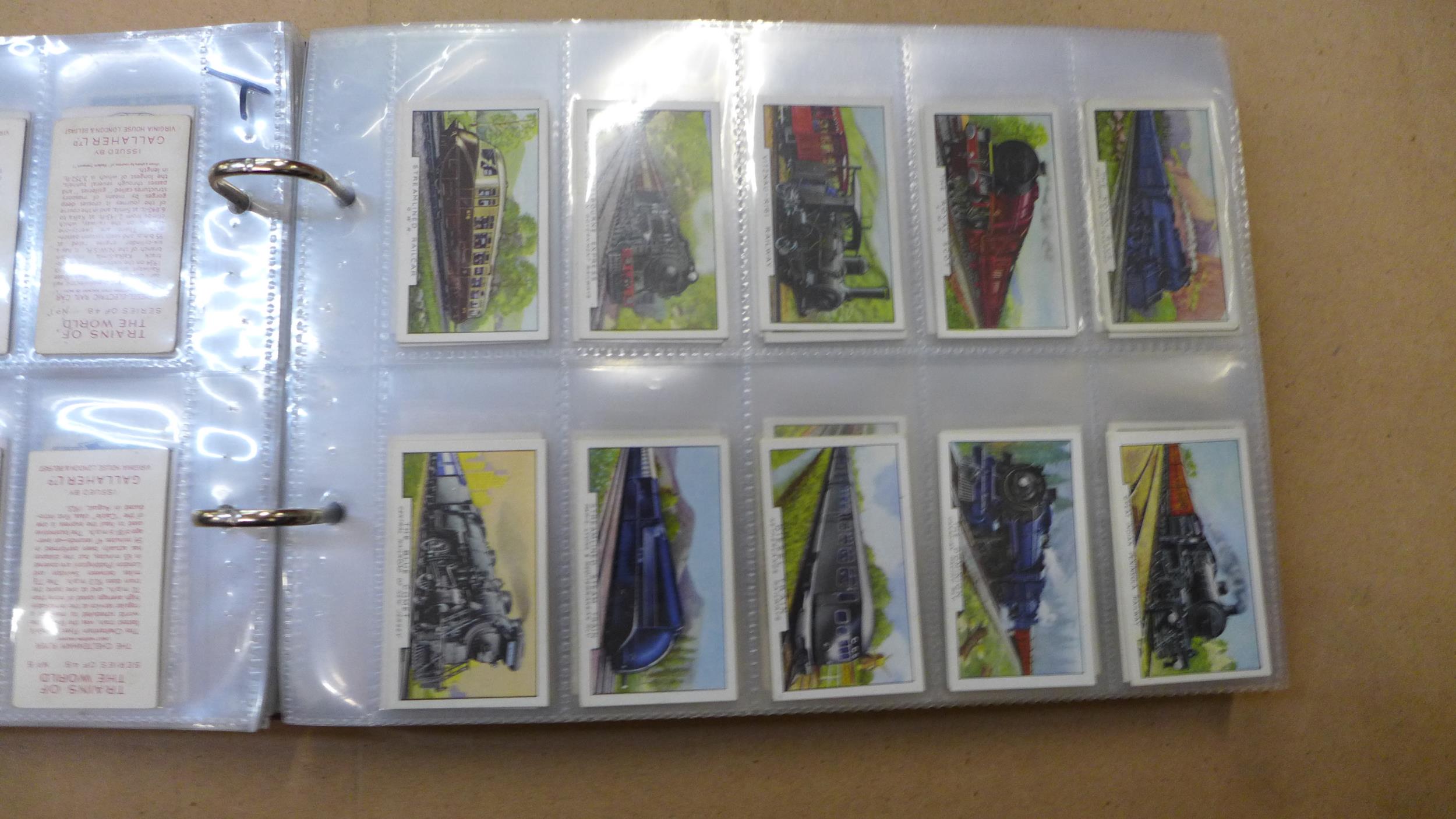 Cigarette cards; an album of eleven sets (missing just two cards), noted Players 'Derby and Grand - Bild 4 aus 12