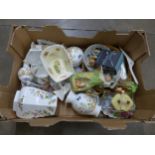 A collection of china including Aynsley, Hornsea, Pendelfin, Homemaker, etc. **PLEASE NOTE THIS
