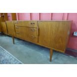 A teak sideboard