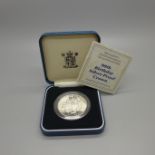 A Royal Mint silver proof crown, 90th Birthday of The Queen Mother