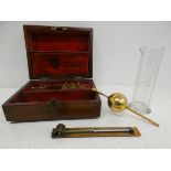 A 19th Century Sykes hydrometer, boxed