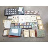 A large collection of cigarette cards, some loose and some in albums (2 boxes)