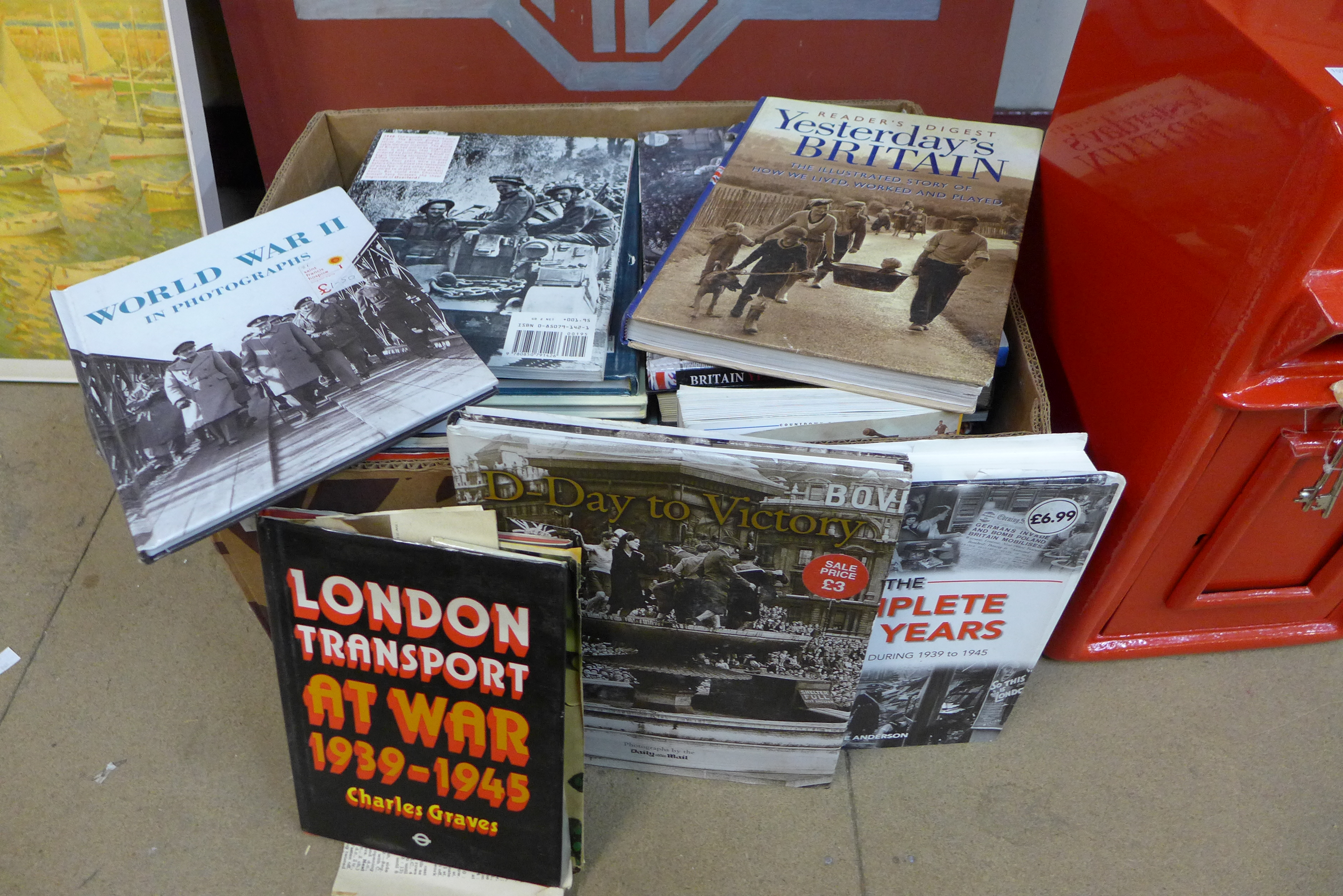 Assorted war related books
